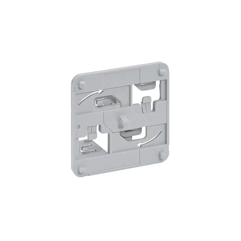Accessoire de fixation pour chemin de câble - sans vis - pour boite 80x80mm