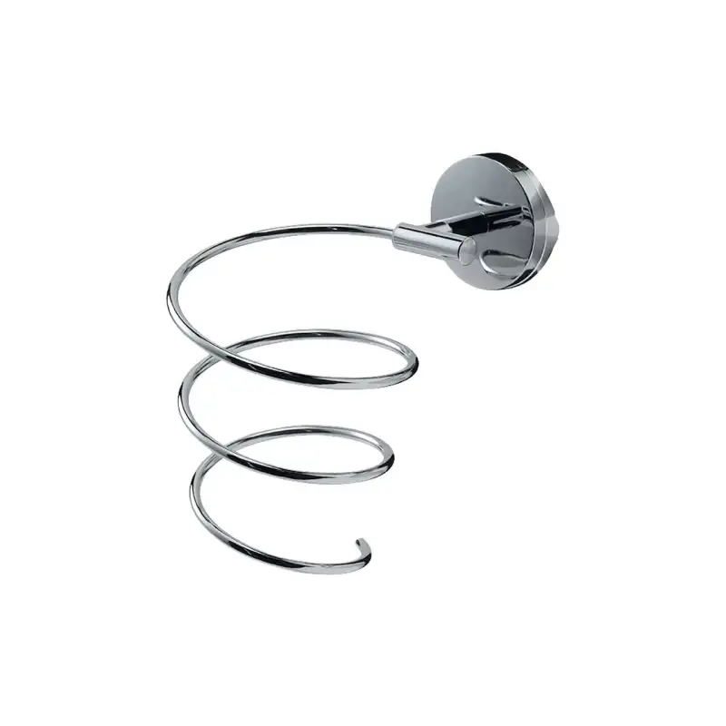 Accessoire sèche-serviette porte sèche-cheveux chrome