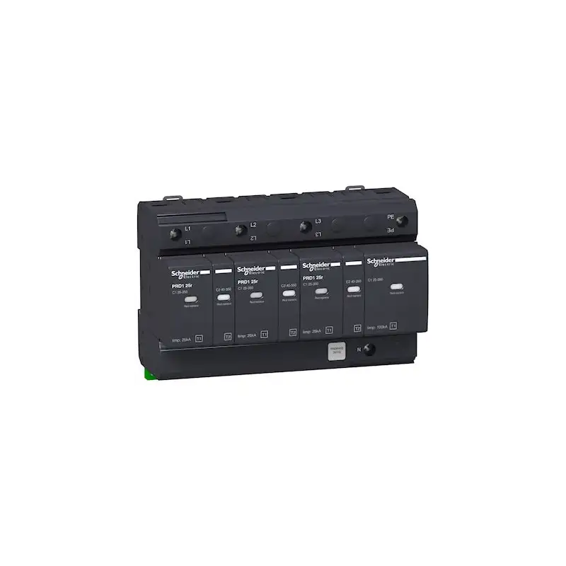 Acti9 - parafoudre PRD1 25r - 3P+N - débrochable - 350V - report signalisation