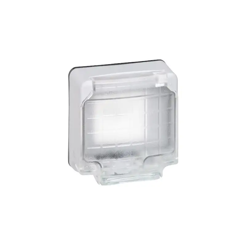 Adaptateur étanche Plexo IP66 composable pour mécanismes 2 modules Mosaic - gris