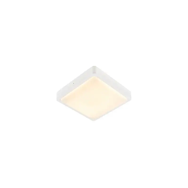 AINOS SENSOR applique plafonnier ext carré blanc LED 18W 3000K/4000K détecteur