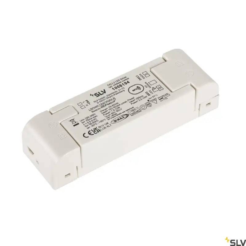 Alimentation LED 12W 250mA DALI variable avec interface RF