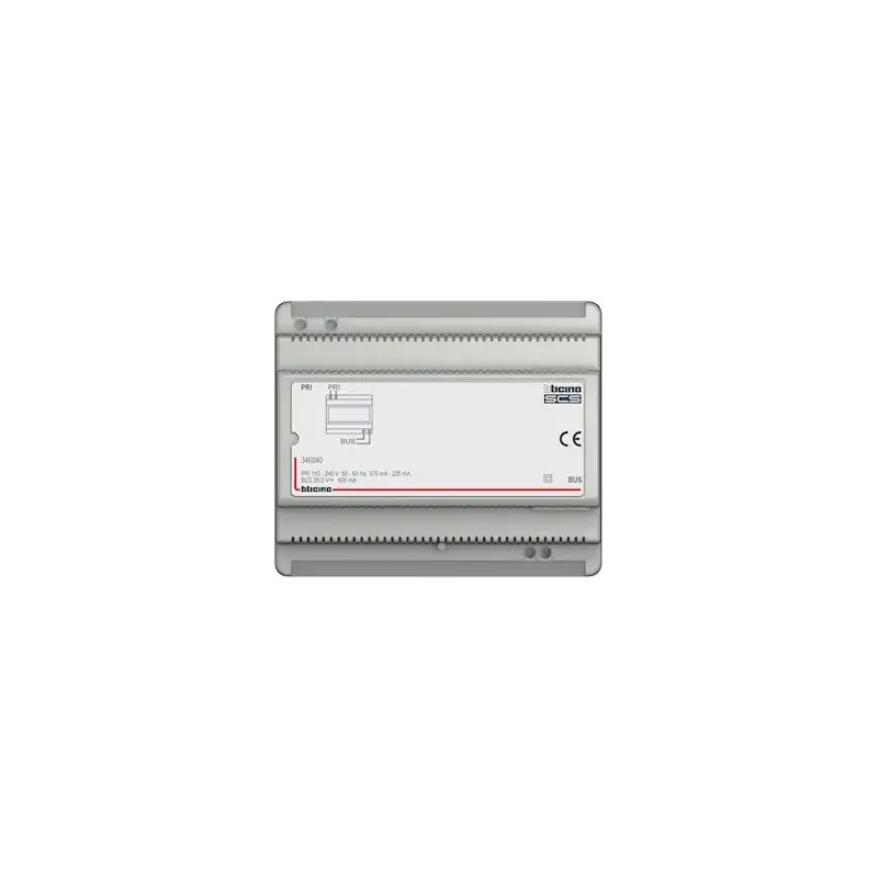 Alimentation modulaire pour installation audio 2 fils 230V 0,6A - 6 modules DIN