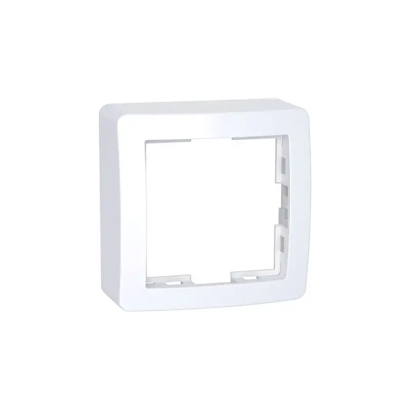 Alréa cadre saillie standard simple 62x62mm profondeur 31mm blanc polaire