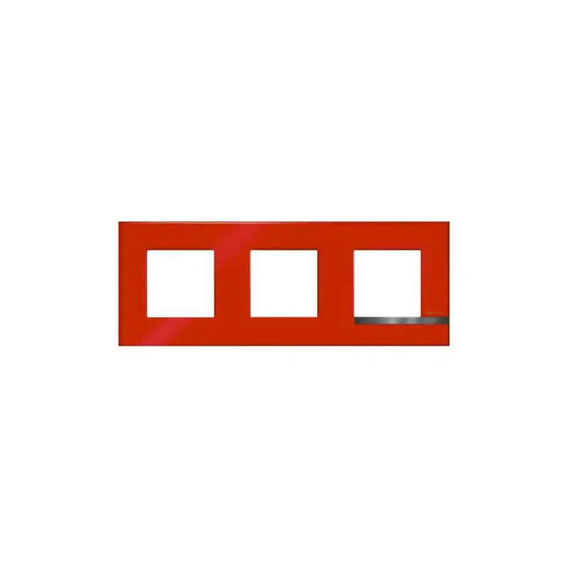 Altège plaque 3 poste rubis