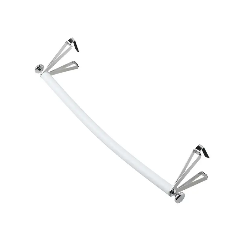 Barre portante galbée pour radiateur Allure et Riviera - Longueur 48.5 cm - Blanc satin