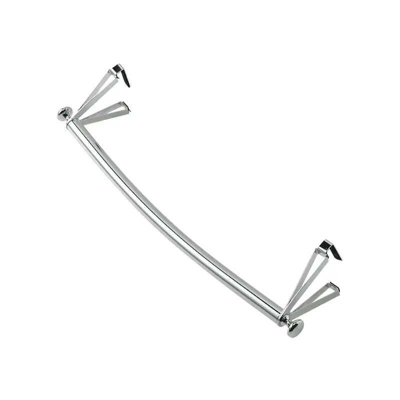 Barre portante galbée pour radiateur Allure et Riviera - - Longueur 48.5 cm - Chrome