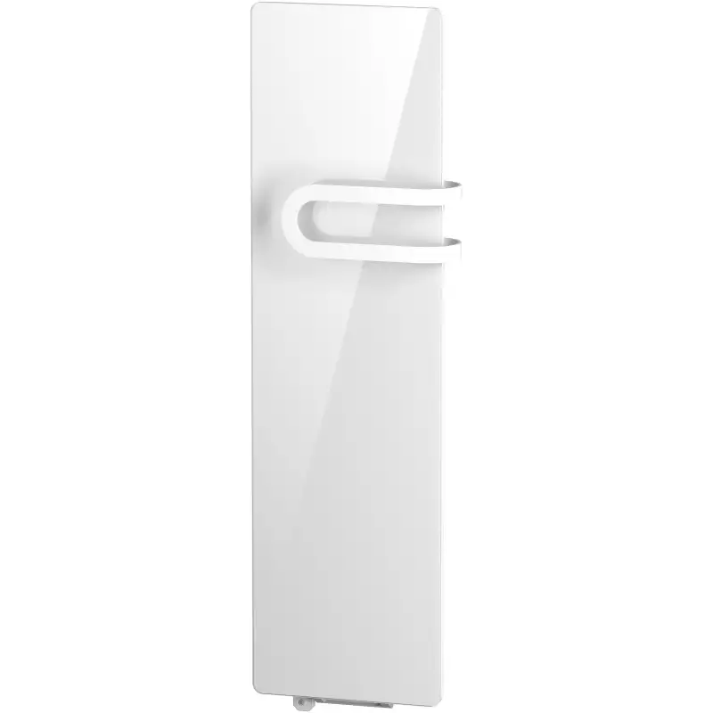 CAMPAVERBAINS nativ radiateur 700W + ventilateur 800W verre massif blanc lys