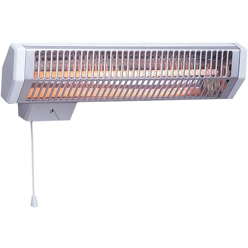 Chauffage d'appoint infrarouge Royatz - avec minuterie - 600W - Blanc