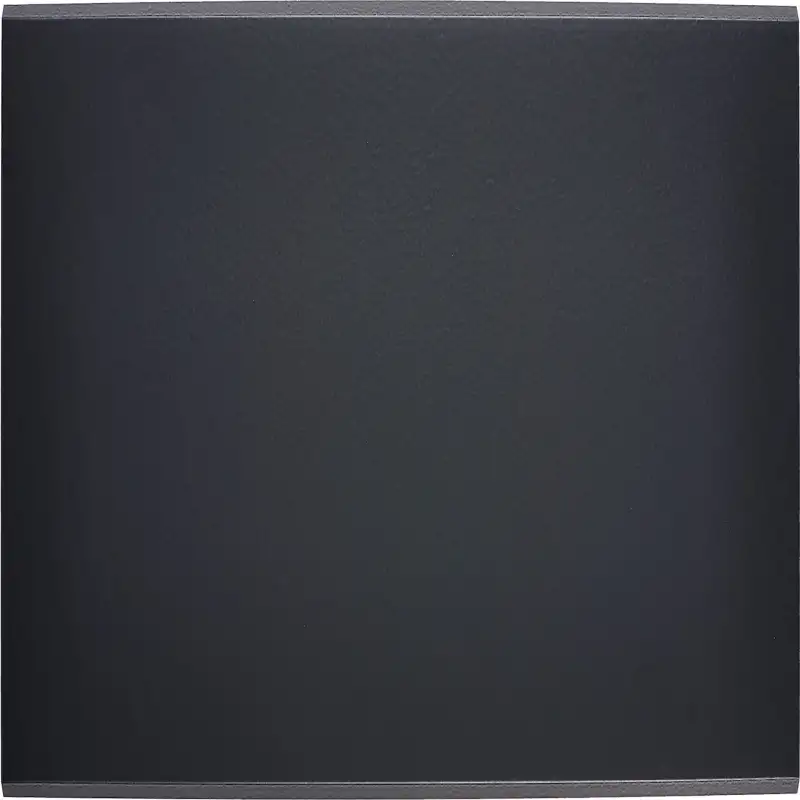 Façade Confidence laiton Noir mat simple KNX 6 boutons +LED magnetique