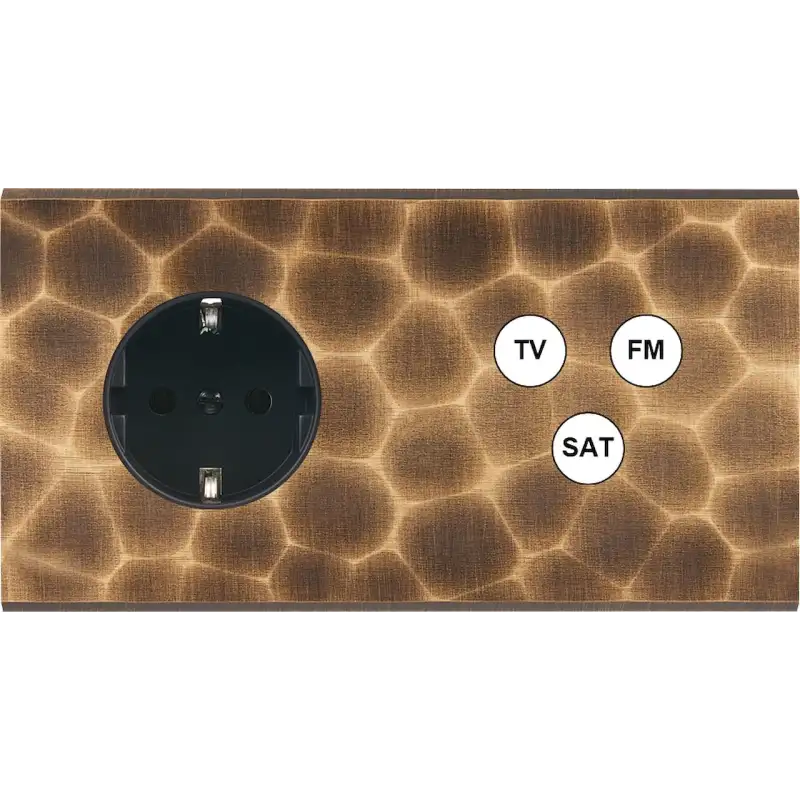 Façade Fascination Laiton Onde Double Horizontale PCK C3 Mag