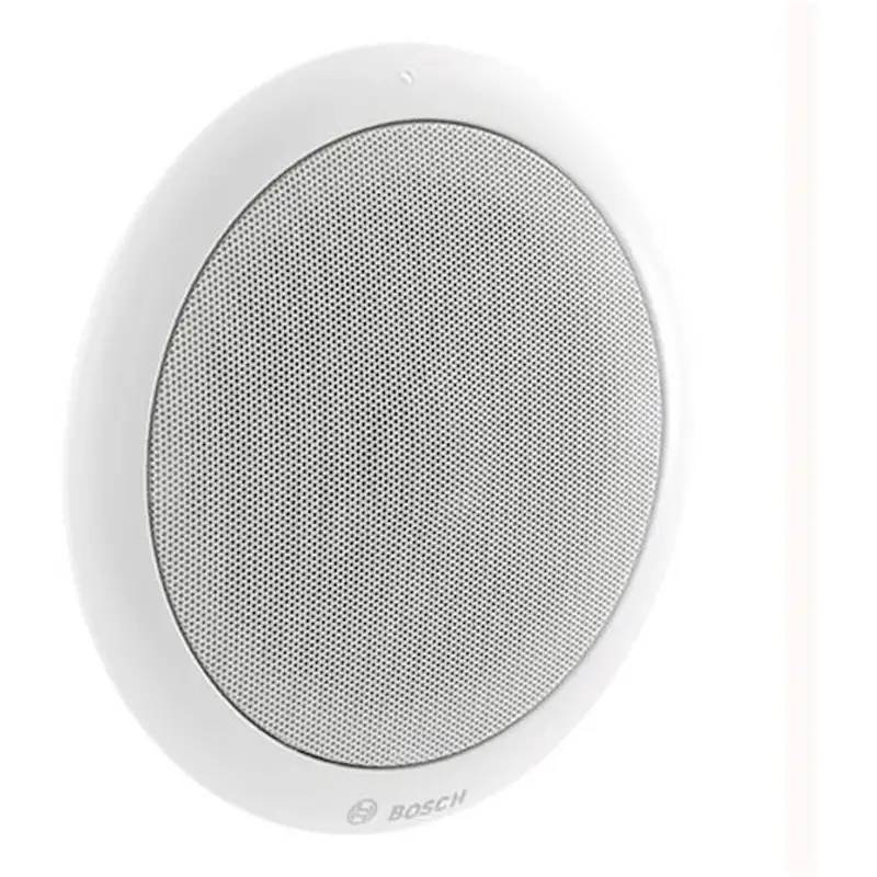 Haut-parleur de plafond 6W grille circulaire en métal EN54-24 blanc RAL9010 (LC1-UM06E8)