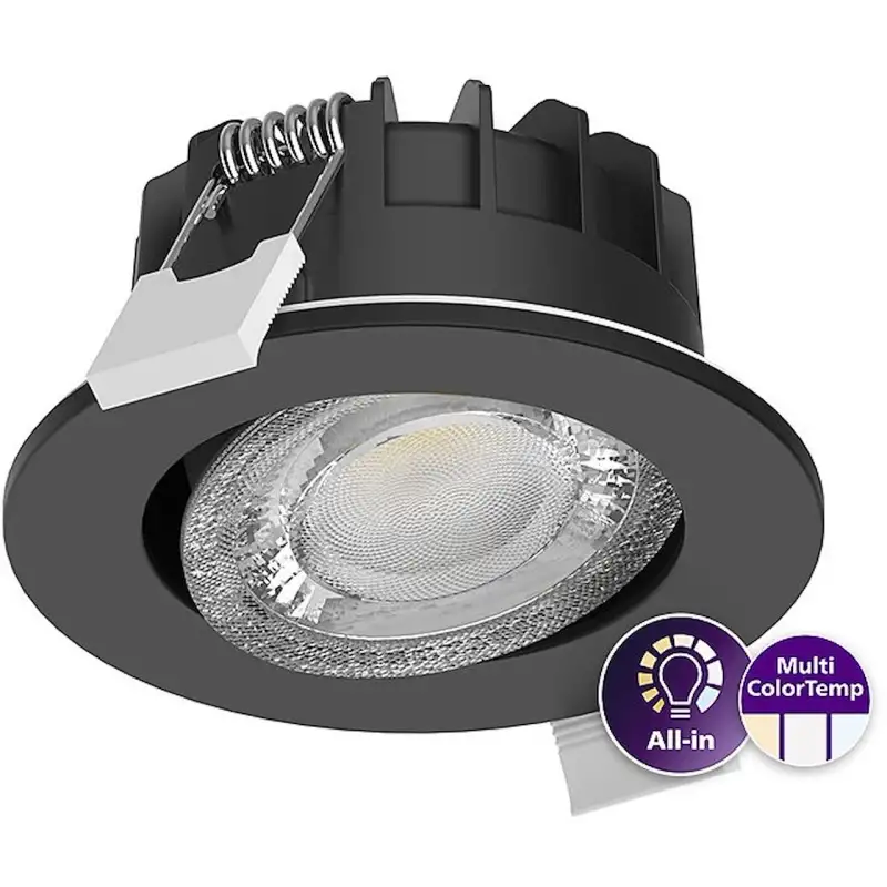 Ledinaire Spot All in RS071B MultiCCT 827-830-840 40D DIM 6W 550lm IP65 Noir