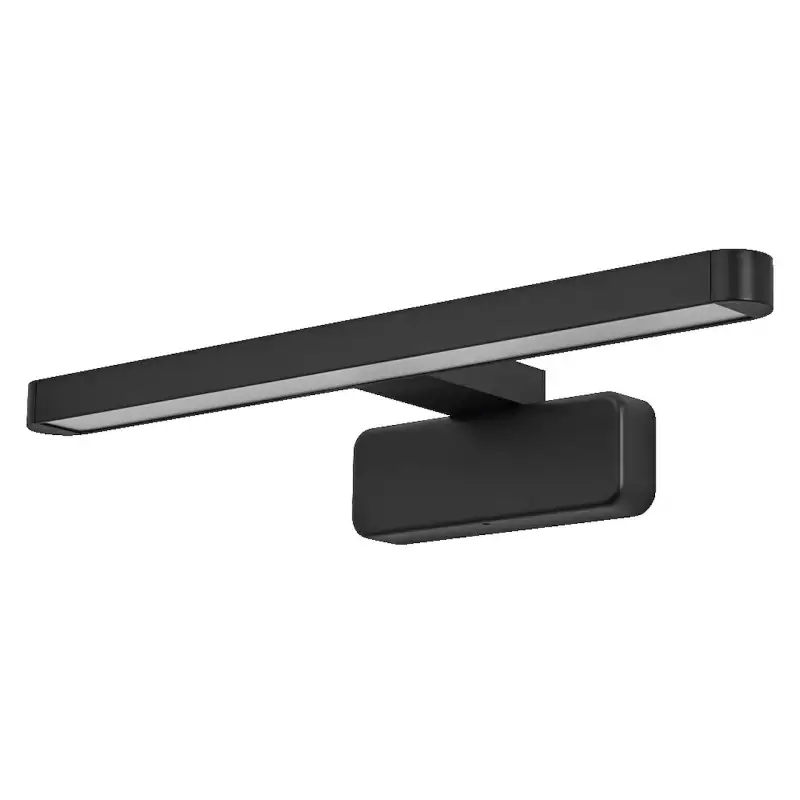 Orbis Disc bar 7W/300lm ClickCCT IP44 noir luminaire salle de bain