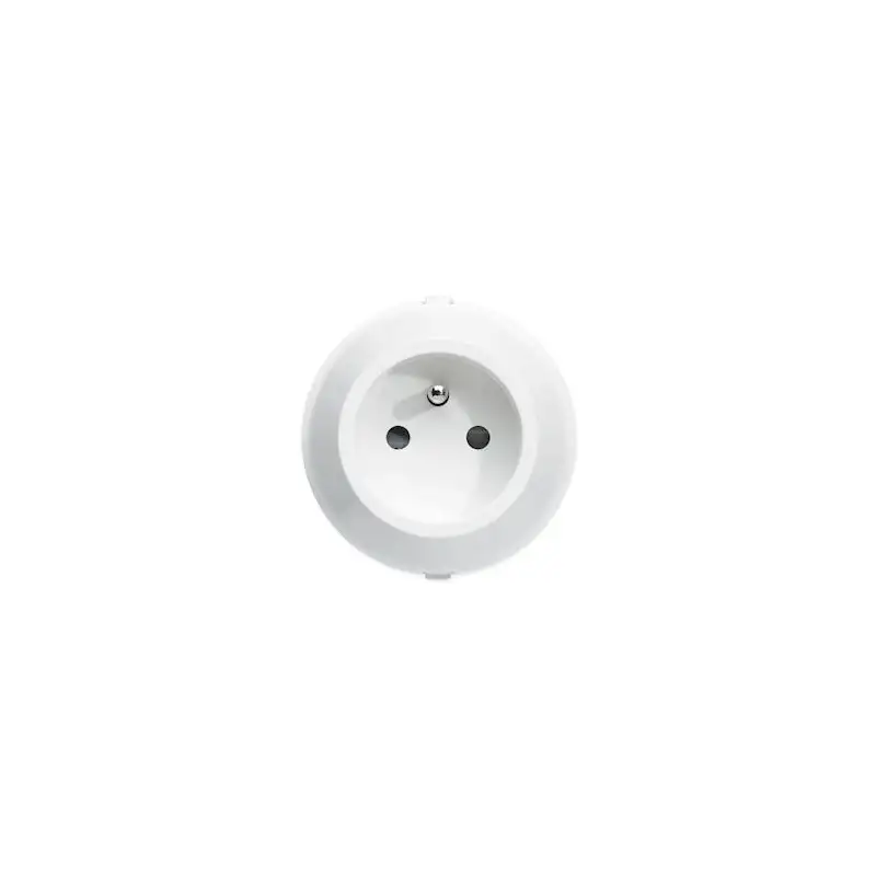 Prise Optima 2 pôles + terre blanche