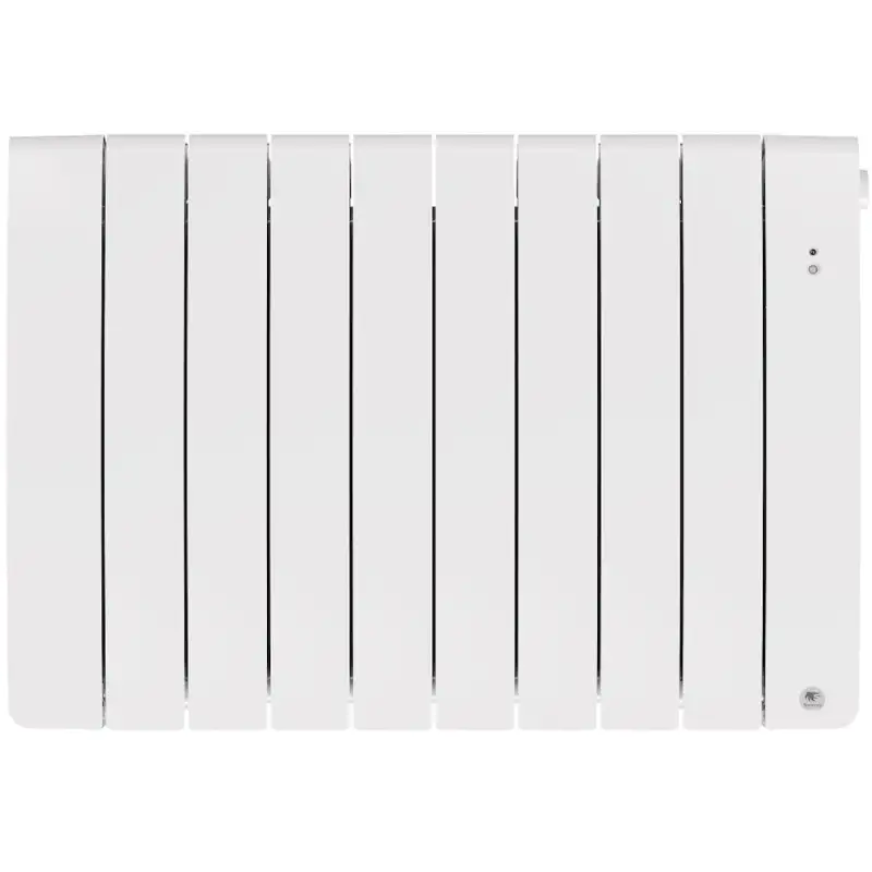 Radiateur chaleur douce connecté Bilbao 4 horizontal 1500W blanc brillant
