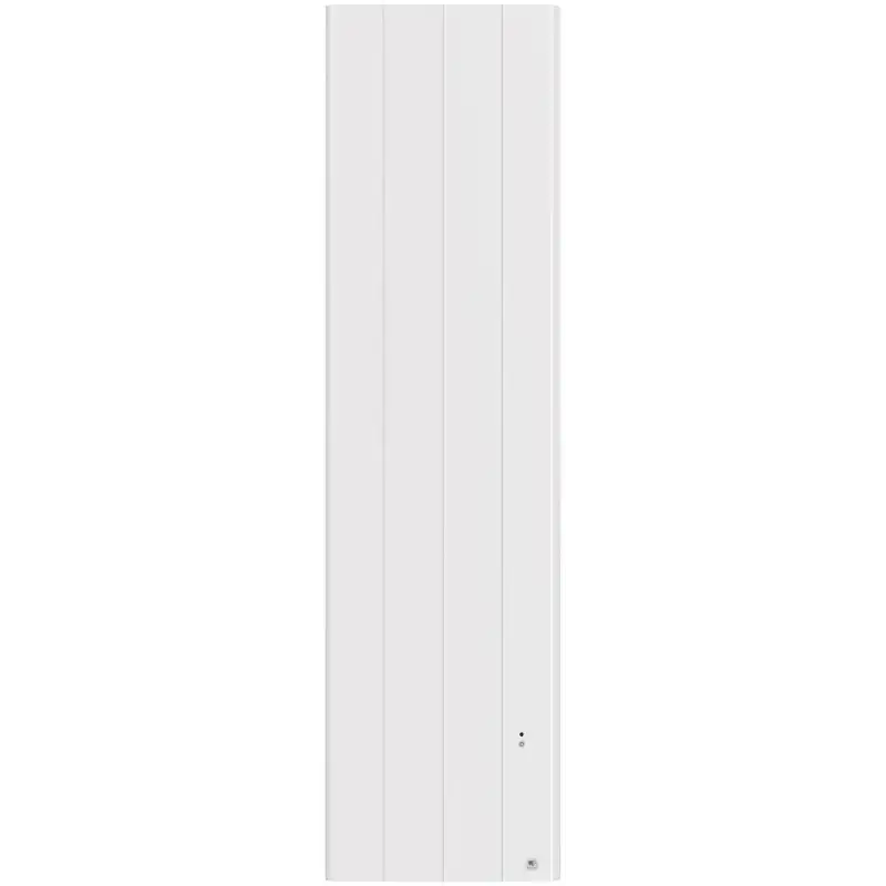 Radiateur chaleur douce connecté Bilbao 4 vertical 1500W Blanc brillant