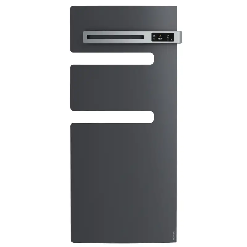 Radiateur sèche-serviettes connecté Serenis mât droite 500W anthracite
