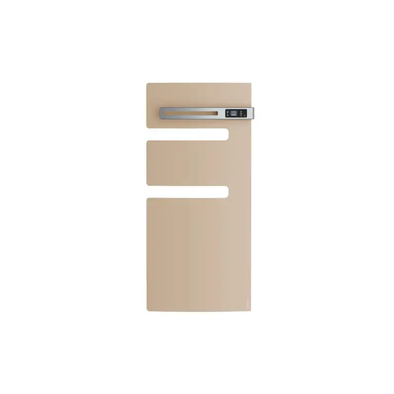 Radiateur sèche-serviettes connecté Serenis mât gauche 500W beige