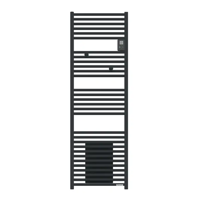 Sèche-serviettes électrique Riva 4 - 500W - Sans soufflerie - Gris ardoise