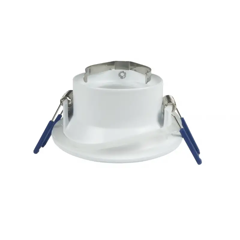 Spot DECO GU10 rond 2 têtes fixe noir mat IP20