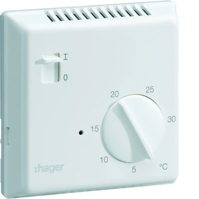 Thermostat ambiance électronique saillie chauffage électrique avec entrée fil pilote 230V
