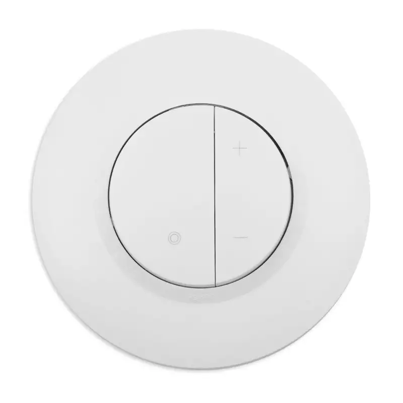 Variateur toutes lampes blanc Dooxie 2 fils sans neutre
